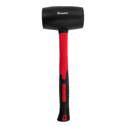 Киянка резиновая, 910 г, черная резина, фибергласовая рукоятка Matrix по ценам производителя в Уфе с доставкой по всей России