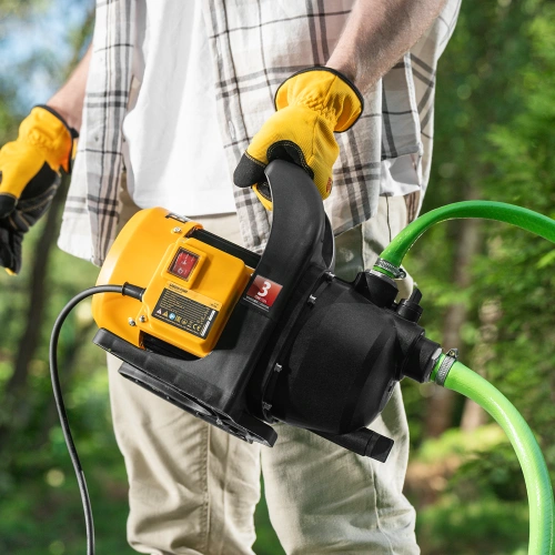 Садовый поверхностный насос GPL600, 600 Вт, 3000 л/ч, подъем 35 м, пластик Denzel по ценам производителя в Уфе с доставкой по всей России