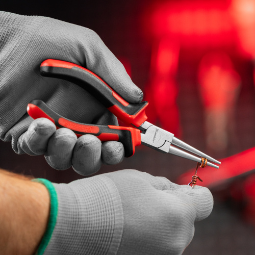 Круглогубцы Nickel, 160 мм, никелированные, двухкомпонентные рукоятки Matrix по ценам производителя в Уфе с доставкой по всей России