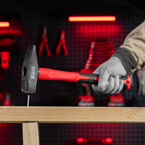 Молоток слесарный optimal, 800 г, фибергласовая обрезиненная рукоятка, квадратный боек Matrix по ценам производителя в Уфе с доставкой по всей России