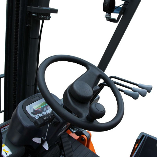 Электрический вилочный погрузчик CPD25-HА2 с тремя линиями гидравлики по ценам производителя в Уфе с доставкой по всей России