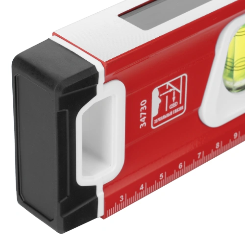 Уровень алюминиевый, магнит, фрезерованный, 3 глазка (1 зеркальный) 400 мм Matrix по ценам производителя в Уфе с доставкой по всей России