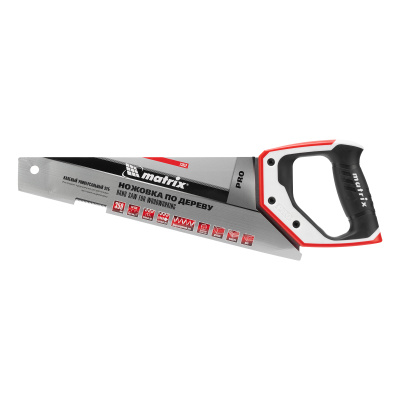 Ножовка по дереву для точных пильных работ, 350 мм, каленый зуб 3D, 14 TPI, трехкомпонентная рукоятка, Pro Matrix по ценам производителя в Уфе с доставкой по всей России