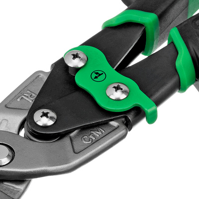 Ножницы по металлу "Piranha", 270 мм, прямой и правый проходной рез, сталь СrMo, двухкомпонентные рукоятки Gross по ценам производителя в Уфе с доставкой по всей России