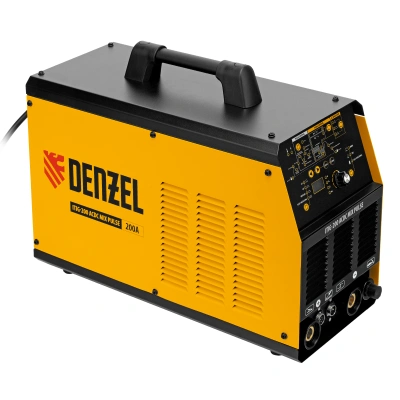 Аппарат инвертор. аргонодуговой сварки ITIG-200 ACDC Mix Pulse, 200 А, ПВ 60% Denzel по ценам производителя в Уфе с доставкой по всей России