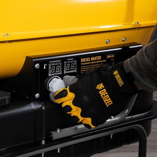 Дизельная тепловая пушка NHG-20i, 20 кВт, 600 м3/ч, непрямой нагрев, цифровой термостат Denzel по ценам производителя в Уфе с доставкой по всей России