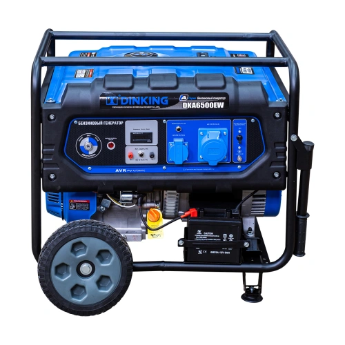 Генератор бензиновый Dinking DKA6500EW (6,5кВт, электростартер, 15лс, колёса) по ценам производителя в Уфе с доставкой по всей России