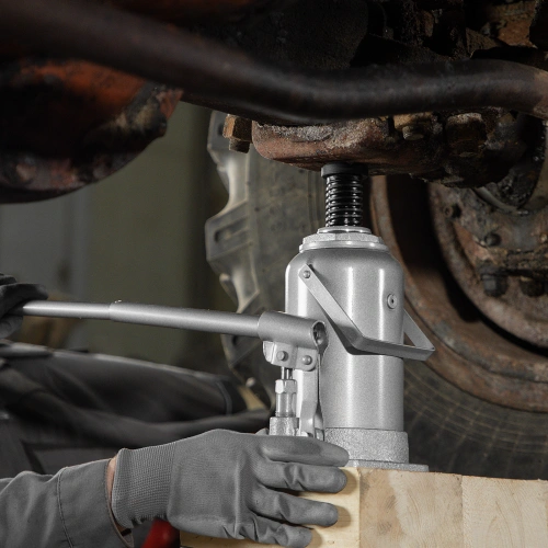 Домкрат гидравлический бутылочный, 20 т, h подъема 244-449 мм Matrix по ценам производителя в Уфе с доставкой по всей России