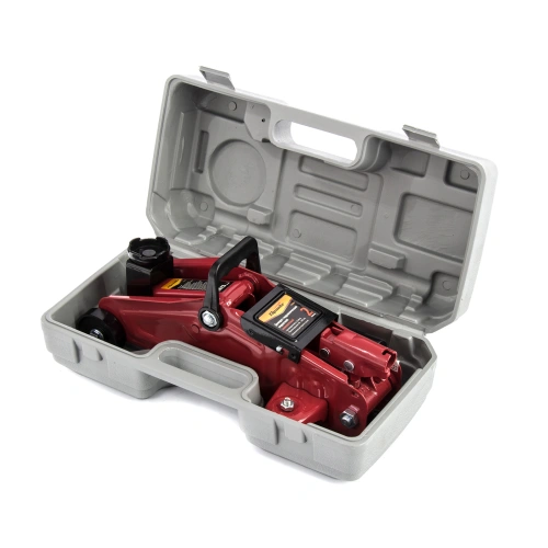 Домкрат гидравлический подкатной, 2 т, h подъема 140-285 мм, в пластиковом кейсе, compact Sparta по ценам производителя в Уфе с доставкой по всей России