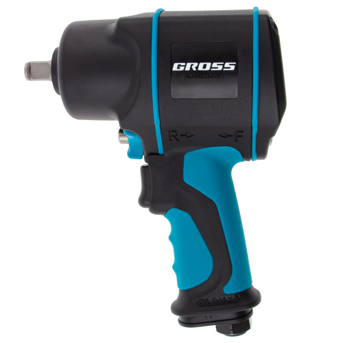 Гайковерт пневматический ударный G1285, 1/2, Twin Hammer, 1220Нм, 6500 об/мин, композитный Gross по ценам производителя в Уфе с доставкой по всей России