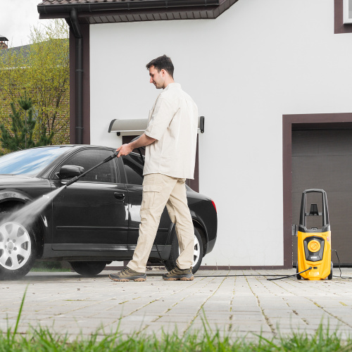 Моечная машина высокого давления R-170, 2000 Вт, 170 бар, 360 л/ч, колесная Denzel по ценам производителя в Уфе с доставкой по всей России