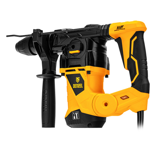 Перфоратор электрический RHV-1250-30, SDS-plus, 1250 Вт, 5 Дж, 3 плюс 1 режим Denzel по ценам производителя в Уфе с доставкой по всей России