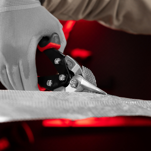 Ножницы по металлу, 250 мм, прямой рез, сталь CRMO, двухкомпонентные рукоятки, PRO Matrix по ценам производителя в Уфе с доставкой по всей России