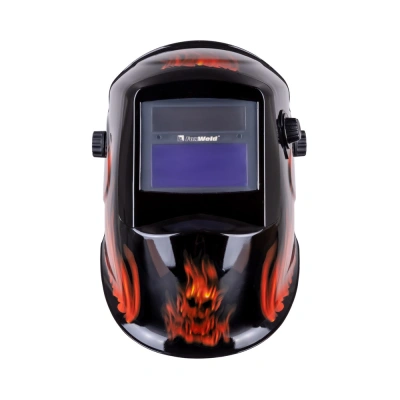 Маска сварщика КОРУНД-2 "пламя" (ф-р 7100V) без коробки по ценам производителя в Уфе с доставкой по всей России