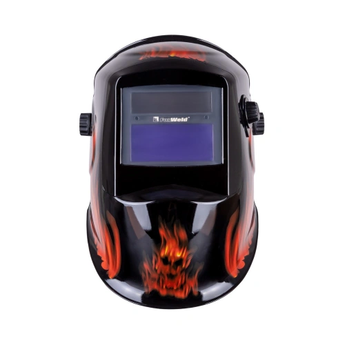 Маска сварщика КОРУНД-2 "пламя" (ф-р 7100V) без коробки по ценам производителя в Уфе с доставкой по всей России