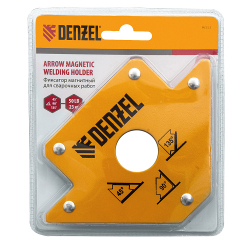 Фиксатор магнитный для сварочных работ, усилие 50 Lb Denzel по ценам производителя в Уфе с доставкой по всей России