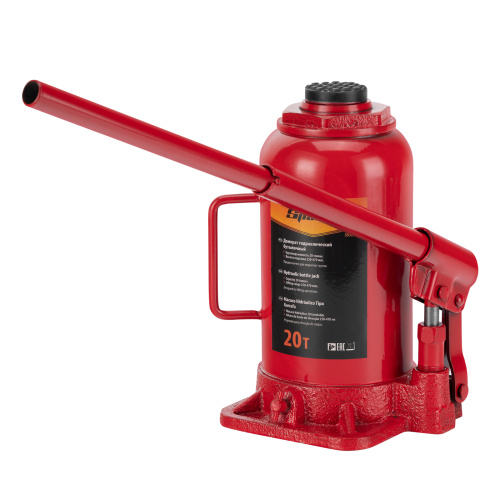 Домкрат гидравлический бутылочный, 20 т, h подъема 250-470 мм Sparta по ценам производителя в Уфе с доставкой по всей России