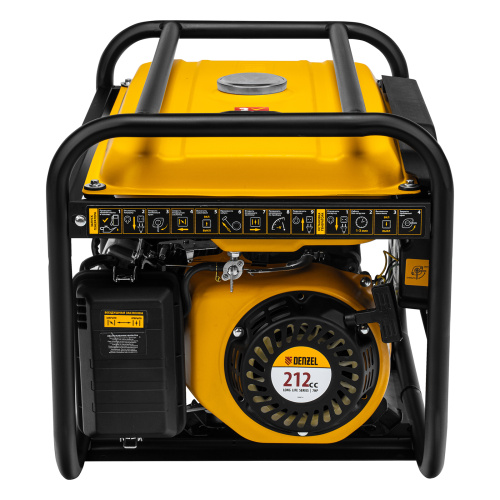 Генератор бензиновый PS 25, 2.5 кВт, 230 В, 15 л, ручной стартер Denzel по ценам производителя в Уфе с доставкой по всей России