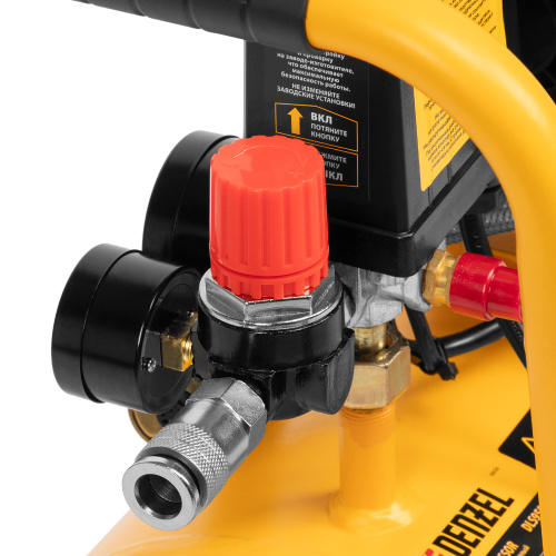 Компрессор DLS950/24 безмаслянный малошумный 950 Вт, 165 л/мин, ресивер 24 л Denzel по ценам производителя в Уфе с доставкой по всей России