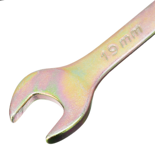 Ключ комбинированный, 19 мм, желтый цинк Сибртех по ценам производителя в Уфе с доставкой по всей России