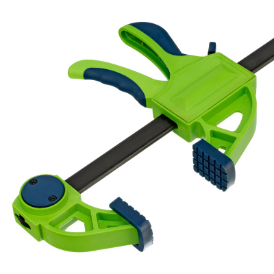 Струбцина F-образная, быстрозажимная, 300 х 70 х 540 мм, пластиковый корпус, фиксатор, двухкомпонентная рукоятка Сибртех по ценам производителя в Уфе с доставкой по всей России