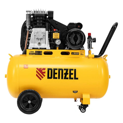 Компрессор воздушный рем. привод BCI 2200/100, 2,2 кВт, 100 литров, 420 л/мин Denzel по ценам производителя в Уфе с доставкой по всей России