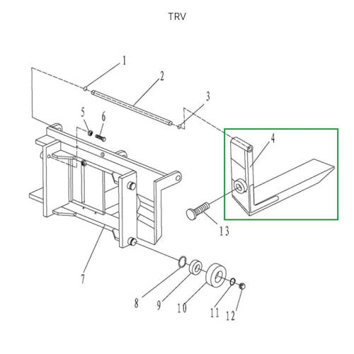 Вила для ручного штабелера для TRV1516 по ценам производителя в Уфе с доставкой по всей России