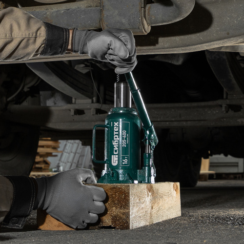 Домкрат гидравлический бутылочный, 16 т, 205-400 мм Сибртех по ценам производителя в Уфе с доставкой по всей России