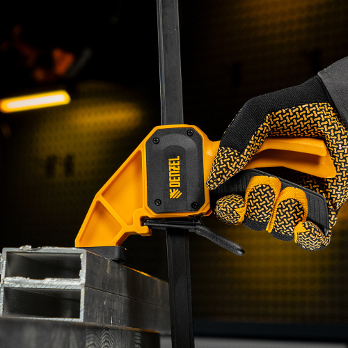 Струбцина F-образная, быстрозажимная, 300 х 80 мм, усиленный нейлоновый корпус Denzel по ценам производителя в Уфе с доставкой по всей России