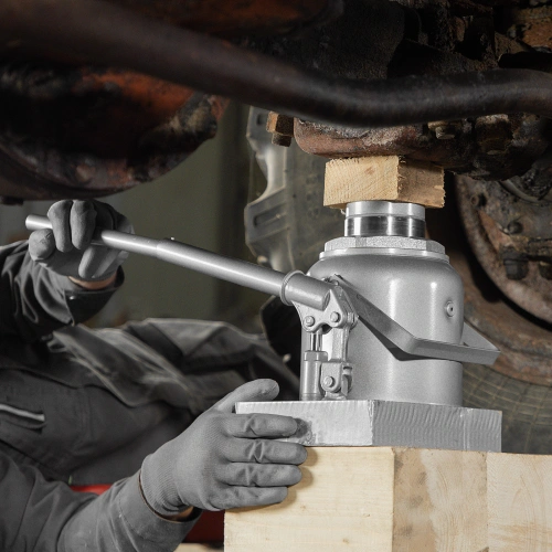 Домкрат гидравлический бутылочный, 50 т, h подъема 236-356 мм Matrix купить в Москве с доставкой по всей России | ProtosMarket.ru