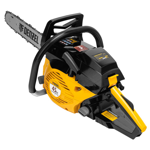 Пила цепная бензиновая DGS-4516, шина 40 см, 45 см3, 3 л.с, шаг 3/8, паз 1.3 мм, 57 звеньев Denzel по ценам производителя в Уфе с доставкой по всей России