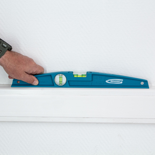 Уровень литой, 400 мм, 2 глазка Gross по ценам производителя в Уфе с доставкой по всей России