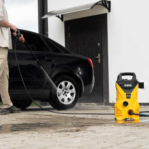 Моечная машина высокого давления R-110, 1500 Вт, 110 бар, 5,7 л/мин, переносная Denzel по ценам производителя в Уфе с доставкой по всей России