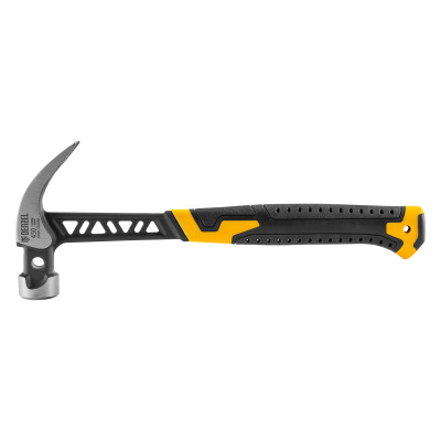 Молоток-гвоздодер 450 г, цельнокованый,боек с магнитом, двухкомп. обрезин. рук-ка Denzel по ценам производителя в Уфе с доставкой по всей России