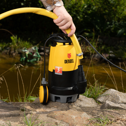 Дренажный насос для чистой и грязной воды DP900S, 900 Вт, напор 9 м, 18000 л/ч Denzel по ценам производителя в Уфе с доставкой по всей России