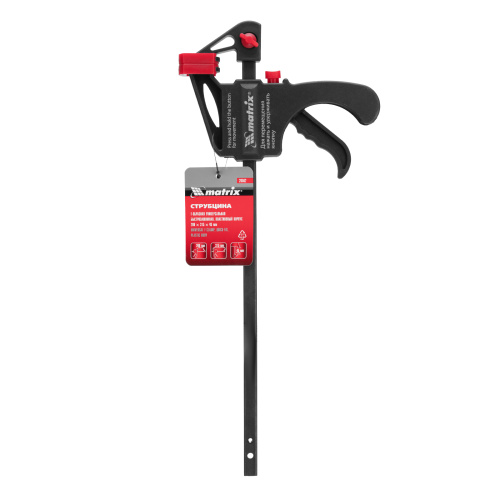 Струбцина универсальная F-образная, 200 х 315 х 45 мм, пластмассовый корпус Matrix по ценам производителя в Уфе с доставкой по всей России