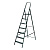 Стремянка 7 ступеней, компактная, стальная Сибртех по ценам производителя в Уфе с доставкой по всей России
