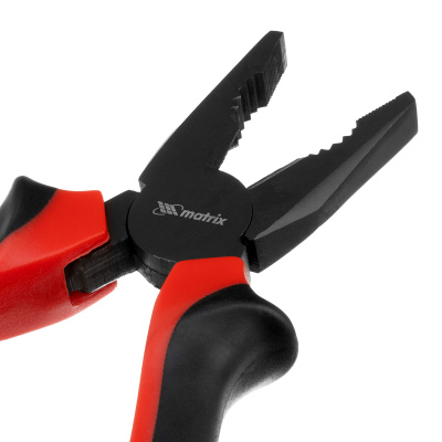 Плоскогубцы комбинированные Black Nickel, 180 мм, двухкомпонентные рукоятки Matrix по ценам производителя в Уфе с доставкой по всей России