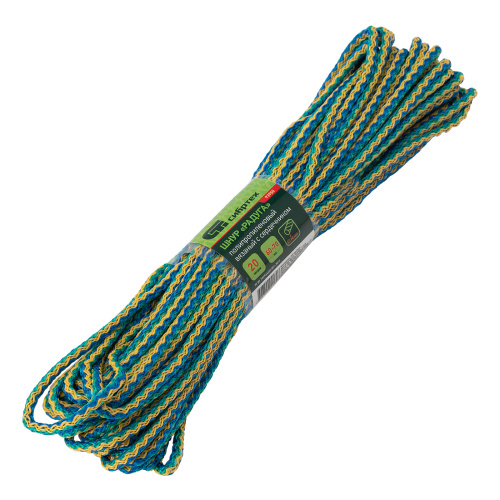 Шнур вязаный полипропиленовый с серд."Радуга", 4 мм, L 20 м, Сибртех по ценам производителя в Уфе с доставкой по всей России