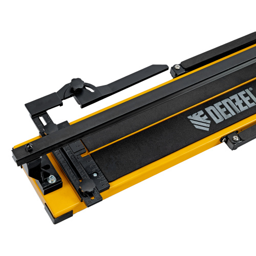 Плиткорез рельсовый 800х16мм, каретка на подш., стальная станина, усил. рукоятка-пенал Denzel по ценам производителя в Уфе с доставкой по всей России