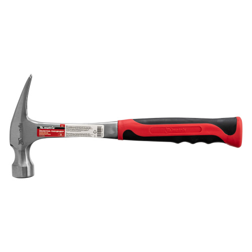 Молоток-гвоздодер, 570 г, цельнометаллический, двухкомпонентная рукоятка Matrix по ценам производителя в Уфе с доставкой по всей России