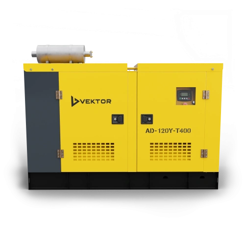 Дизельный генератор Vektor AD-120Y-T400 в шумозащитном кожухе по ценам производителя в Уфе с доставкой по всей России