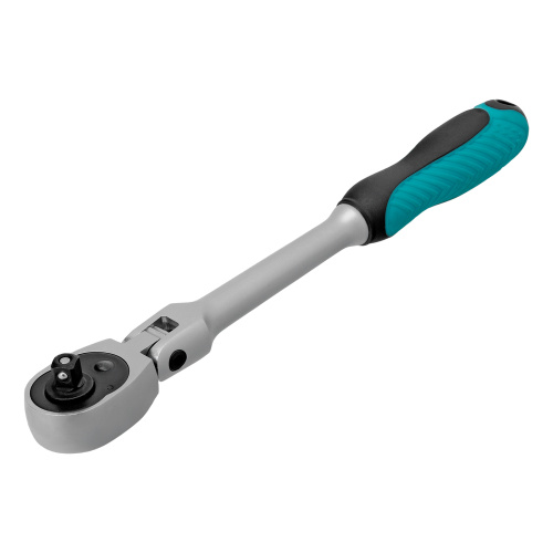 Ключ-трещотка шарнирный 1/4", СrV, 72 зуба, с быстрым сбросом, матовый хром Stels по ценам производителя в Уфе с доставкой по всей России