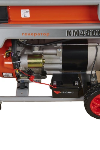 Генератор бензиновый 3,3 кВт 220В 16 л с электростартером и колесами TOR KM4800H по ценам производителя в Уфе с доставкой по всей России
