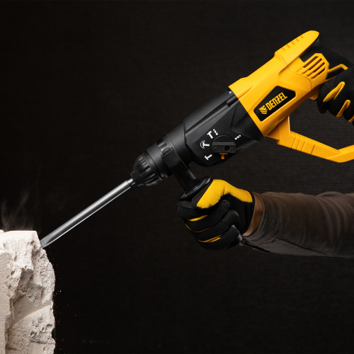Перфоратор электрический RH-1050-26, SDS-plus, 1050 Вт, 3.2 Дж, 3 плюс 1 режим Denzel по ценам производителя в Уфе с доставкой по всей России