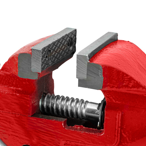 Тиски слесарные, 50 мм, настольные, поворотные, c наковальней MTX по ценам производителя в Уфе с доставкой по всей России