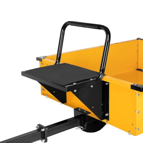 Прицеп для мотоблока TT-500, оцинк., груз. 500 кг, рег. сцепка, колеса 4.00-10, в упаковке Denzel по ценам производителя в Уфе с доставкой по всей России