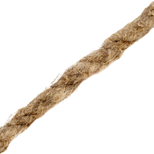 Веревка льнопеньковая, D 10 мм, L 6 м, крученая Сибртех по ценам производителя в Уфе с доставкой по всей России