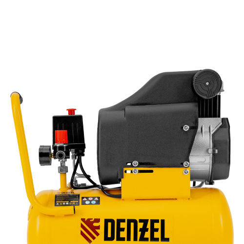 Компрессор воздушный DLC1300/24 безмасляный 1.3 кВт, 24 литра, 206 л/мин Denzel по ценам производителя в Уфе с доставкой по всей России