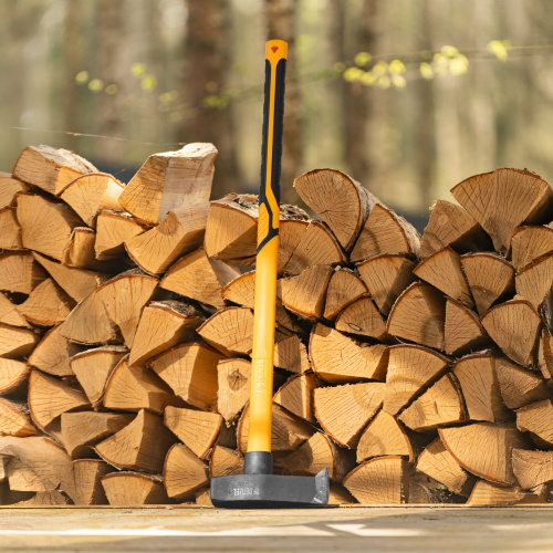 Колун-кувалда 3000 г, кованая, фибергласовая  рукоятка c TPR покрытием, 880 мм Denzel по ценам производителя в Уфе с доставкой по всей России